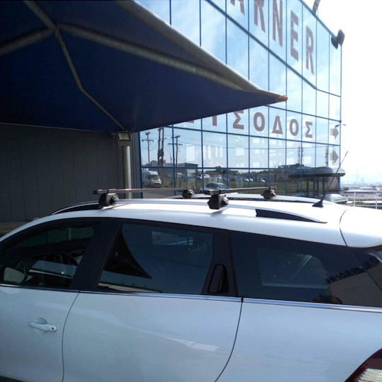 Auto Gs Метални Таванни Стелки За Автомобил 125 См Универсални За Автомобили С Фабрични Таванни Стелки С Крака За Покривен Багажник И Заключване Черни