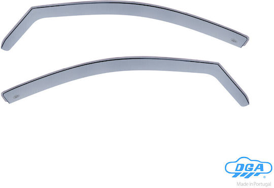 DGA Set deflectoare de vânt Dark Fime pentru Opel Astra 1998-2004 2buc
