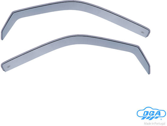 DGA Set of Windbreakers Front Car Dark Fime for Mercedes-Benz Vito 1996-2003 2pcs