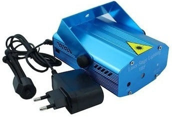 Χριστουγεννιάτικος Προβολέας Laser LED με Πολύχρωμο Φωτισμό Ρεύματος 6 Light Shows
