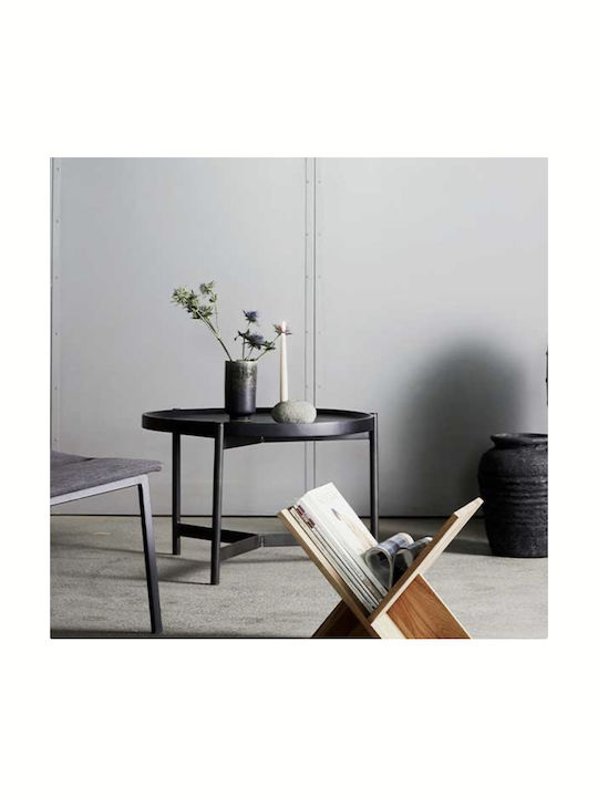 Muubs PU Magazine Rack Beige 36x41x34.5cm