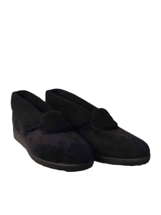 Greek Made Closed Women's Slippers Black