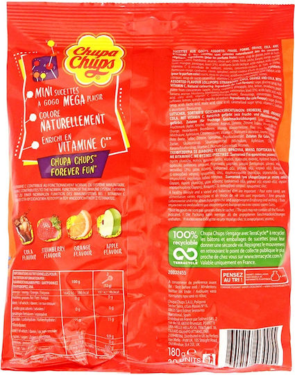 Chupa Chups 30 Γλειφιτζούρια Mini 180gr