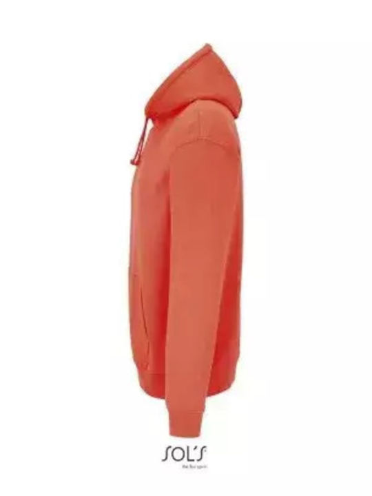 Sol's Condor Men's Long Sleeve Promotional Sweatshirt Pop Orange