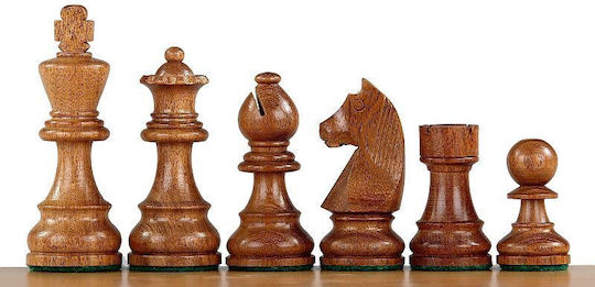 Tournament Chess Set No 5 50mm Board + Timeless German Knight 3.5" Pieces