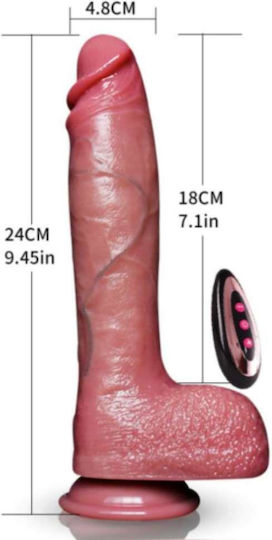 Vibrator Ρεαλιστικός Δονητής Flesh