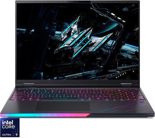 Acer Predator Helios 16 AI PH16-73-98WZ -98WZ 16" OLED QHD+ 240Hz (Ultra 9-275HX/32GB/1TB SSD/GeForce RTX 5070 Ti/No OS) Abyssal Black (US Keyboard)