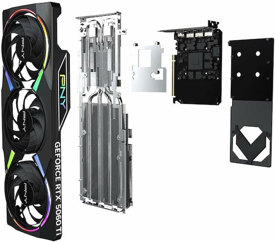 PNY GeForce RTX 5060 Ti 8GB GDDR7 EPIC-X RGB OC TRIPLE FAN Κάρτα Γραφικών