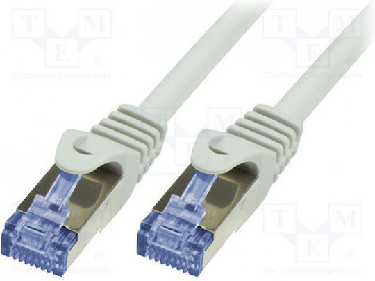LogiLink S/FTP Cat.6a (Gigabit) Network Cable Ethernet 1m Gray