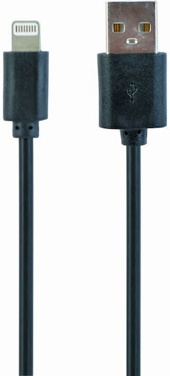 Cablexpert USB-A zu Lightning Kabel Schwarz 3m (CC-USB2-AMLM-10)