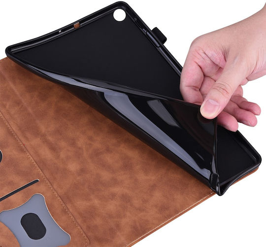 Flip Cover Brown (Samsung Galaxy Tab S10 FE+ Plus)
