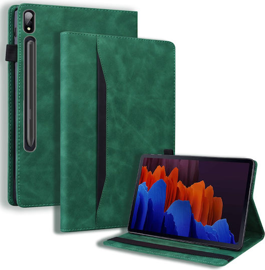 Flip Cover Ανθεκτική Πράσινη (Samsung Galaxy Tab S10 FE, S9 FE, S9, S8, S7)