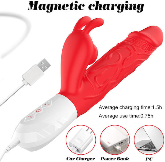 Silicone Vibrator 7 Vibration Modes 10 Thrusting 7 Flapping