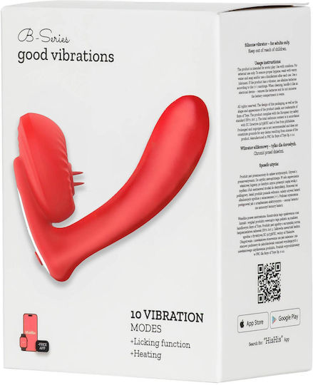 Silikon Vibrator 10 Vibrationsmodi Lecken Heizung + App Steuerung