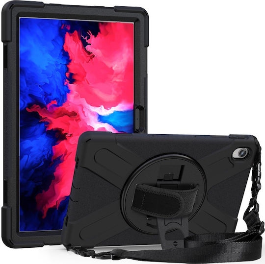 Back Cover Περιστρεφόμενη Ανθεκτική Μαύρη (Lenovo Tab P11 TB-J606F, Tab P11 5G)