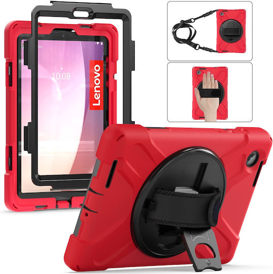 Back Cover Durabilă Pentru Copii Roșie Lenovo Tab M8 Gen 4 TB-300FU