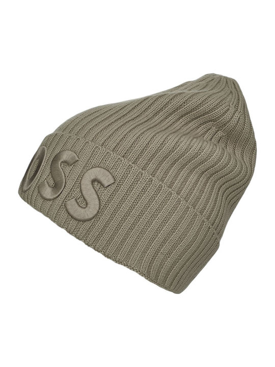 Beanie Beanie Knitted in Beige color