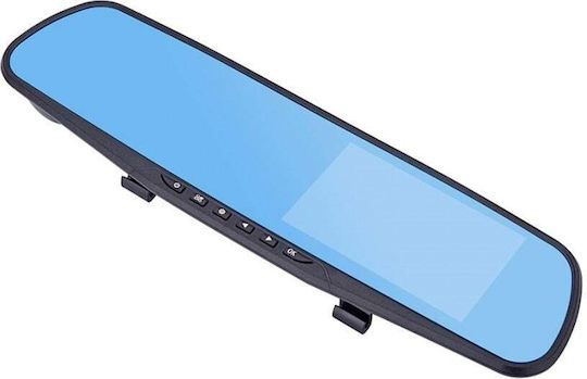 Cameră Dvr Video Față-Spate Pentru Oglinda Retrovisoare Monitorizare Trafic Full Hd G-senzor Ecran 4.3 Inch