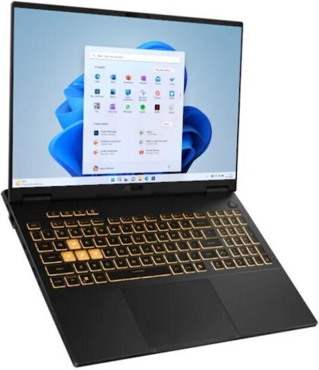 Asus TUF Gaming A16 FA608UH-R7165W 16" FHD+ 165Hz (Ryzen 7-260/16GB/512GB SSD/GeForce RTX 5050/W11 Home) Jaeger Grey (Tastatură US)