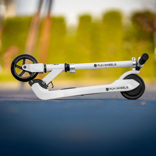 Rebel Fun Wheels Electric Children's Scooter with 12km/h Max Speed and 6km Autonomy in Green Color