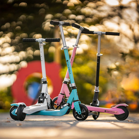 Rebel Fun Wheels Electric Children's Scooter with 12km/h Max Speed and 6km Autonomy in Green Color