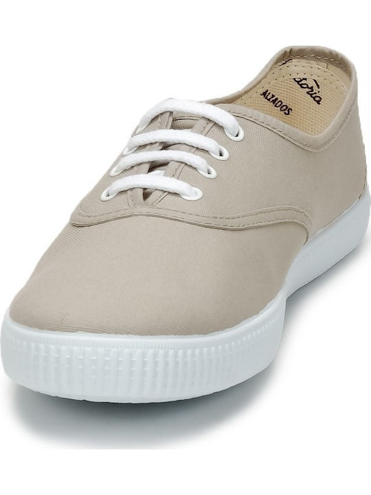 Inglesa Lona Sneakers Beige