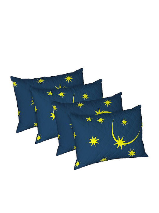 Alcam Moon Night Μαξιλάρι Ύπνου Microfiber 50x70cm 4τμχ