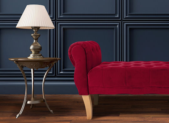 Σκαμπό Σαλονιού Velvet Red