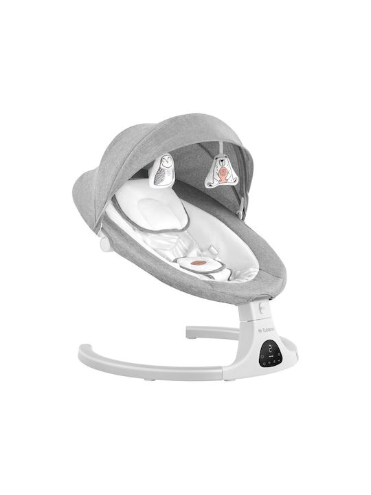 Tulano Electric Relax pentru Bebeluși Leagăn Astrid cu Muzică Gri