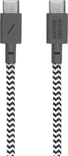 Native Union USB 2.0 Cable USB-C male - USB-C 240W Μαύρο 1.8m