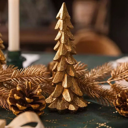 Christmas Decorative Plastic Tree 24.5cm Bronze