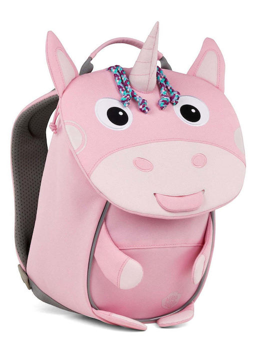 Affenzahn Rucksack Schulranzen Kindergarten Rosa mit Flaschenhalter