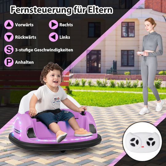 Kinder Auto Einsitzer mit Fernbedienung 12 Volt Rosa
