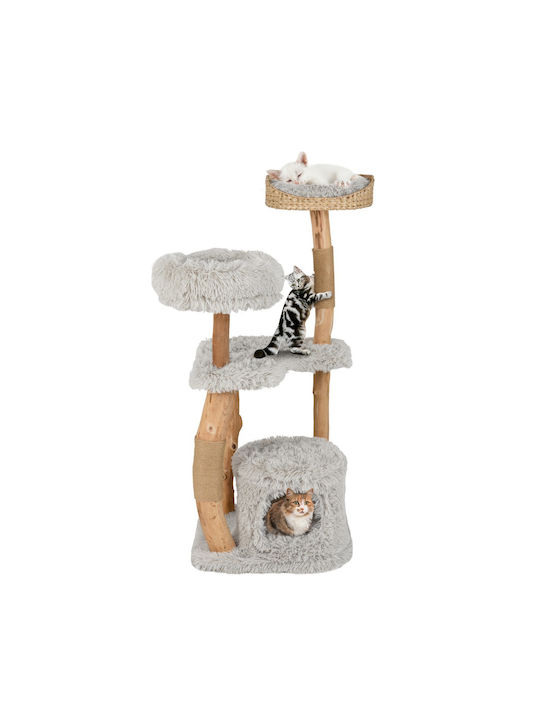 Costway Scratching Post Cat Trees Gray 5 levels