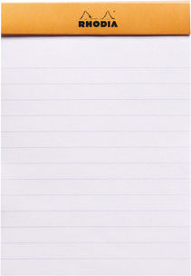 Rhodia Bloc Notes Cu dungi Portocaliu