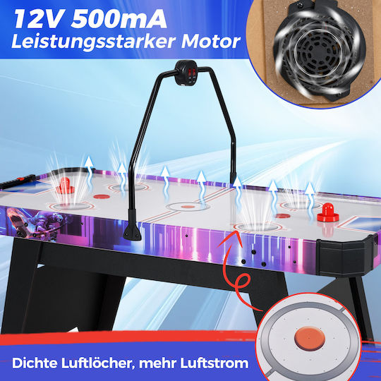 Costway Επιδαπέδιο Παιχνίδι Air Hockey Ξύλινο