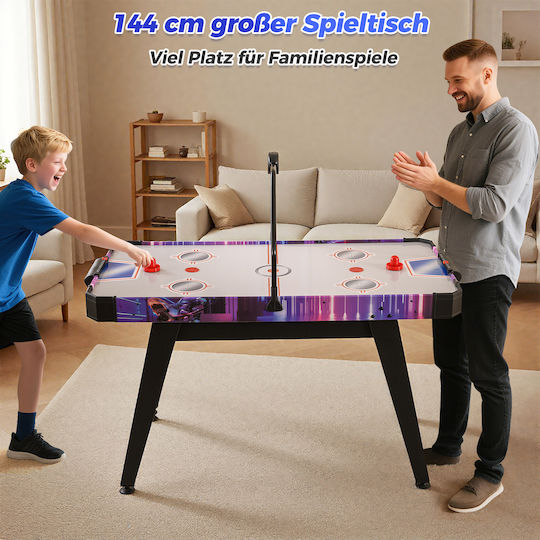 Costway Επιδαπέδιο Παιχνίδι Air Hockey Ξύλινο