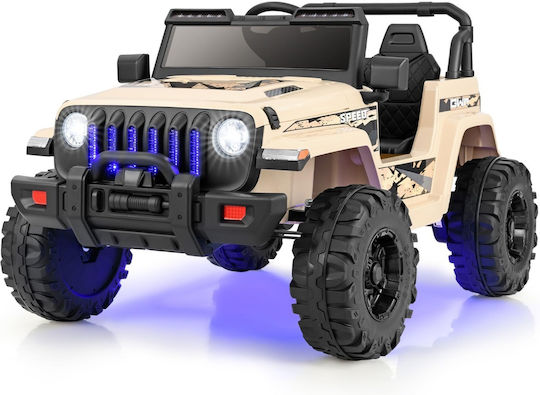 Kids Electric Car Two Seater with Remote Control 12 Volt Beige