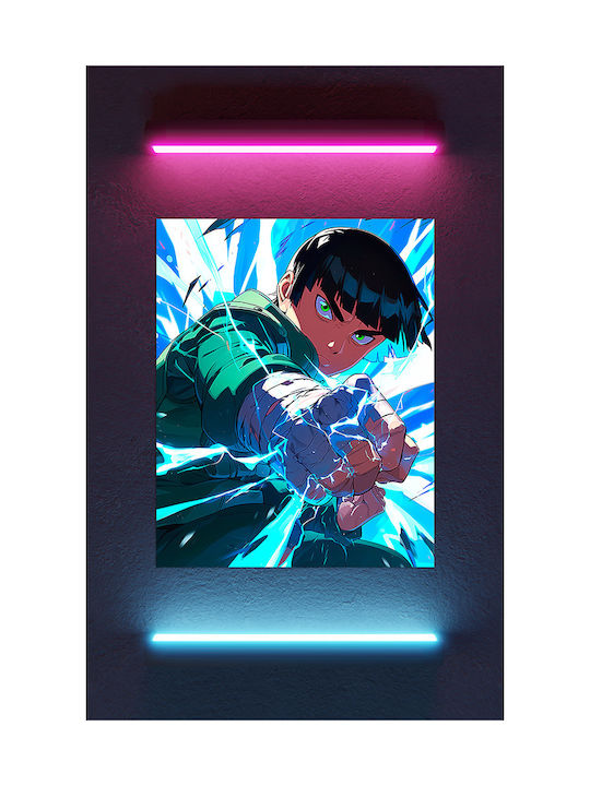 Canvas Painting Naruto Shinobi Rock Lee Knv2715 45cm X 65cm