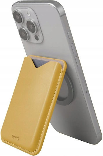 Uniq MagSafe Θήκη Καρτών Lyden σε Κίτρινο χρώμα