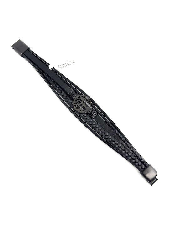 Legend Accessories Ανδρικό Βραχιόλι από Δέρμα