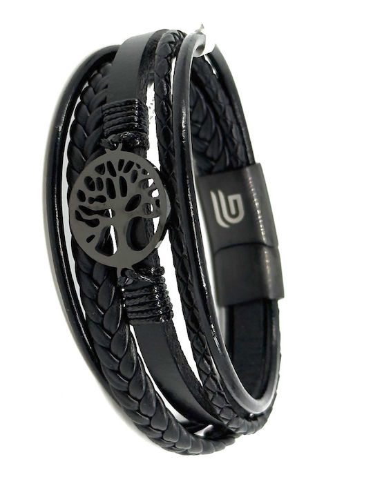 Legend Accessories Ανδρικό Βραχιόλι από Δέρμα
