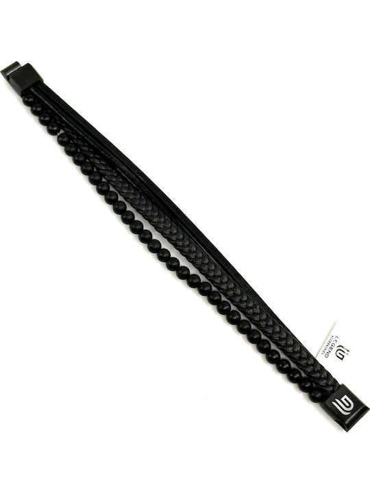 Legend Accessories Ανδρικό Βραχιόλι από Δέρμα