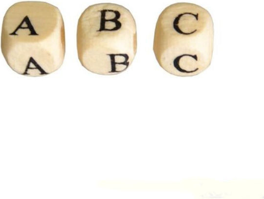 Χάντρες Ξύλινες Artemio Abc Τετράγωνες 312 Τεμάχια 1214001694