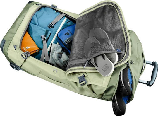 Deuter Geantă de voiaj Înapoi Verde cu roți Textil