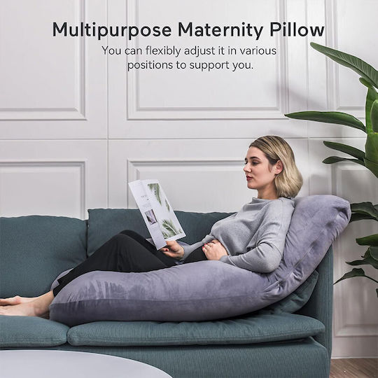 Momcozy Μαξιλάρι Εγκυμοσύνης & Θηλασμού Γκρι