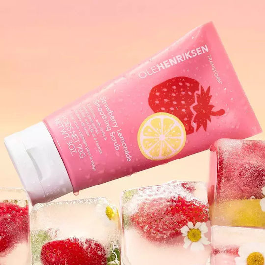 Olehenriksen Transform Erdbeer-Zitronen-Limonade Glättendes Gesichtspeeling 90 G Peeling & Scrub Προσώπου