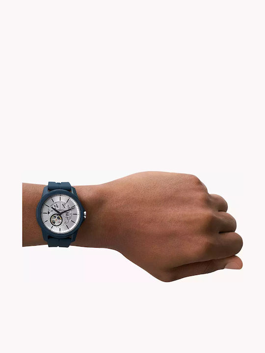 Armani Exchange Ρολόι Αυτόματο με Υφασμάτινο Λουράκι Armani Exchange Ρολόι Αυτόματο με Υφασμάτινο Λουράκι