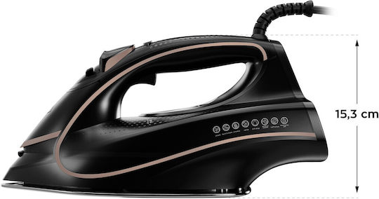 Vertenz Glide 30 Steam Iron 3200W with Ceramic Plate and Continuous Steam Supply 80g/min