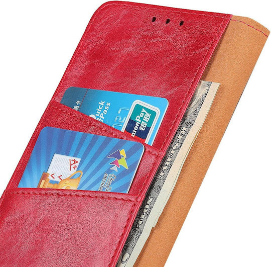 Erbord Wallet Δερμάτινο / Πλαστικό Κόκκινο (Oppo A54)